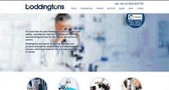 Desktop Screenshot of boddingtons.co.uk